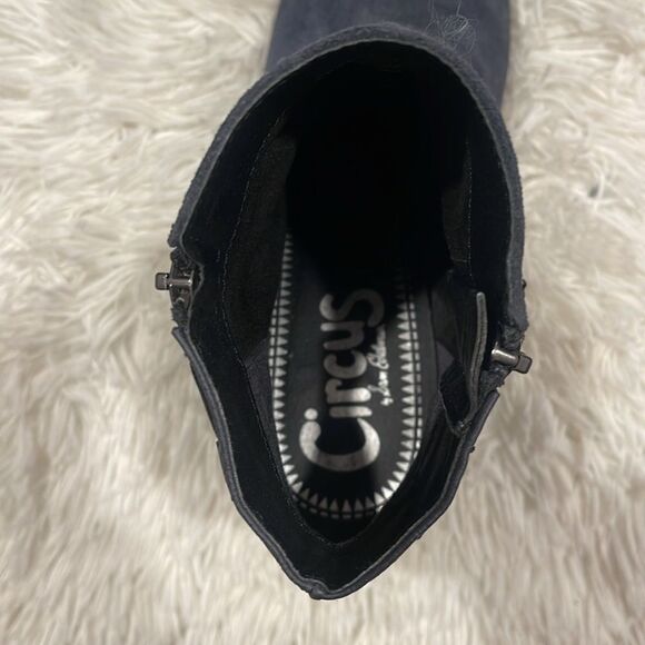 Suede Blue Booties by Circus Sam Edelman - Picture 5 of 5